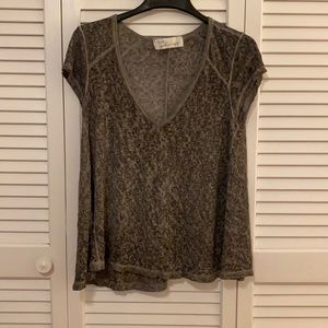 Distressed T shirt Top